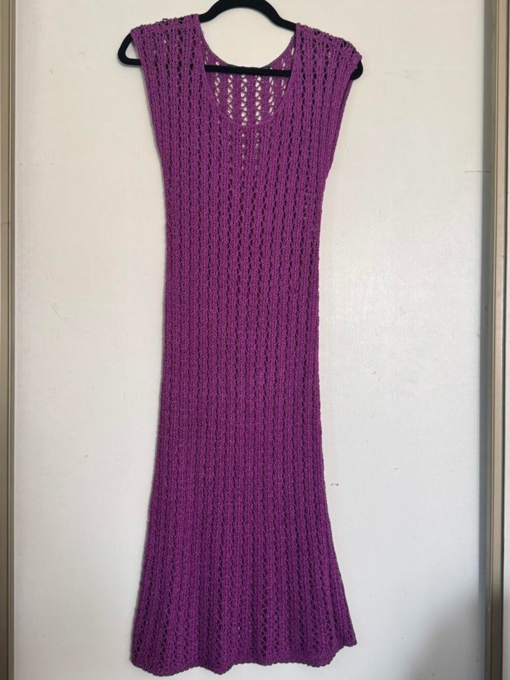 Lauren Ralph Lauren purple knit maxi dress